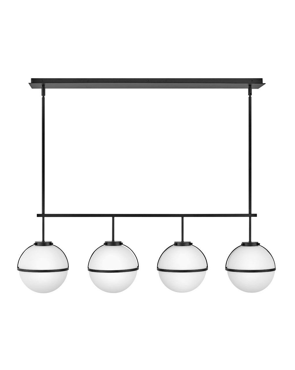 Hinkley - 39675BK - LED Linear Chandelier - Hollis - Black