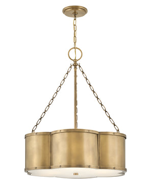 Hinkley - 4446HB - LED Chandelier - Chance - Heritage Brass