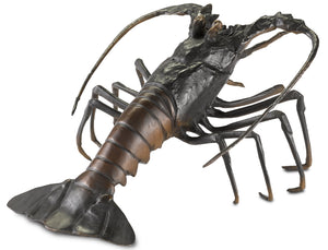 Currey and Company - 1200-0292 - Lobster - Edo - Black/Bronze