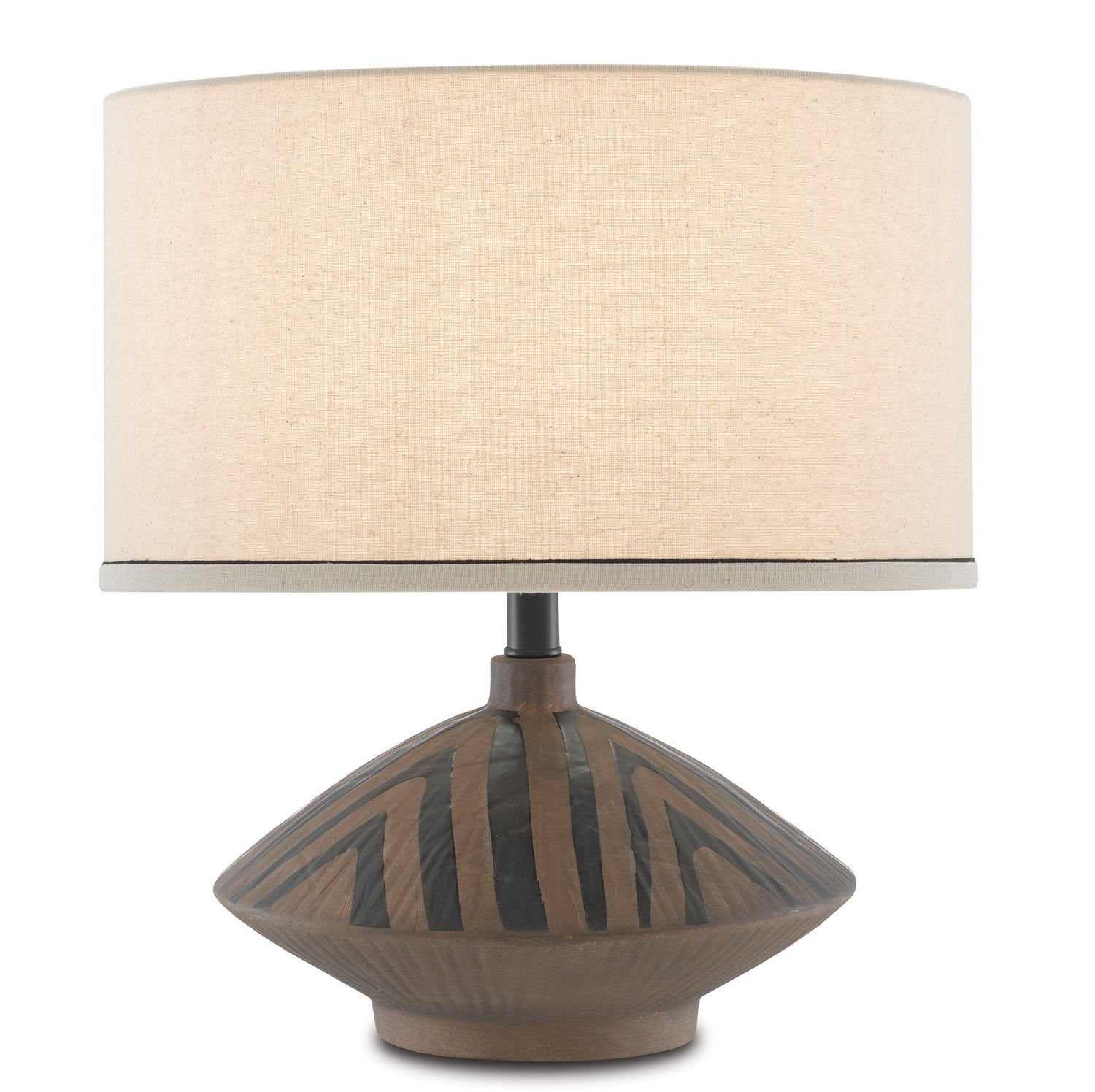 Currey and Company - 6000-0639 - One Light Table Lamp - Juno - Black/Brown/Matte Black