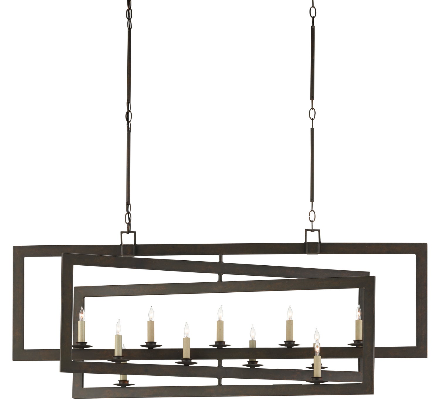 Currey and Company - 9000-0525 - 11 Light Chandelier - Middleton - Bronze Gold