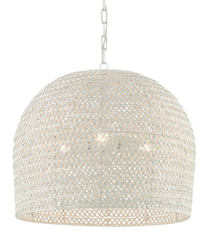 Currey and Company - 9000-0623 - Three Light Chandelier - Piero - White