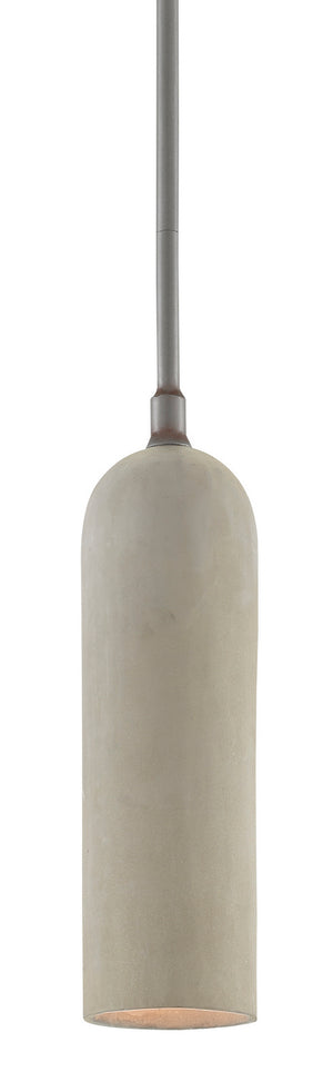 Currey and Company - 9000-0625 - One Light Pendant - Stonemoss - Hiroshi Gray/Portland