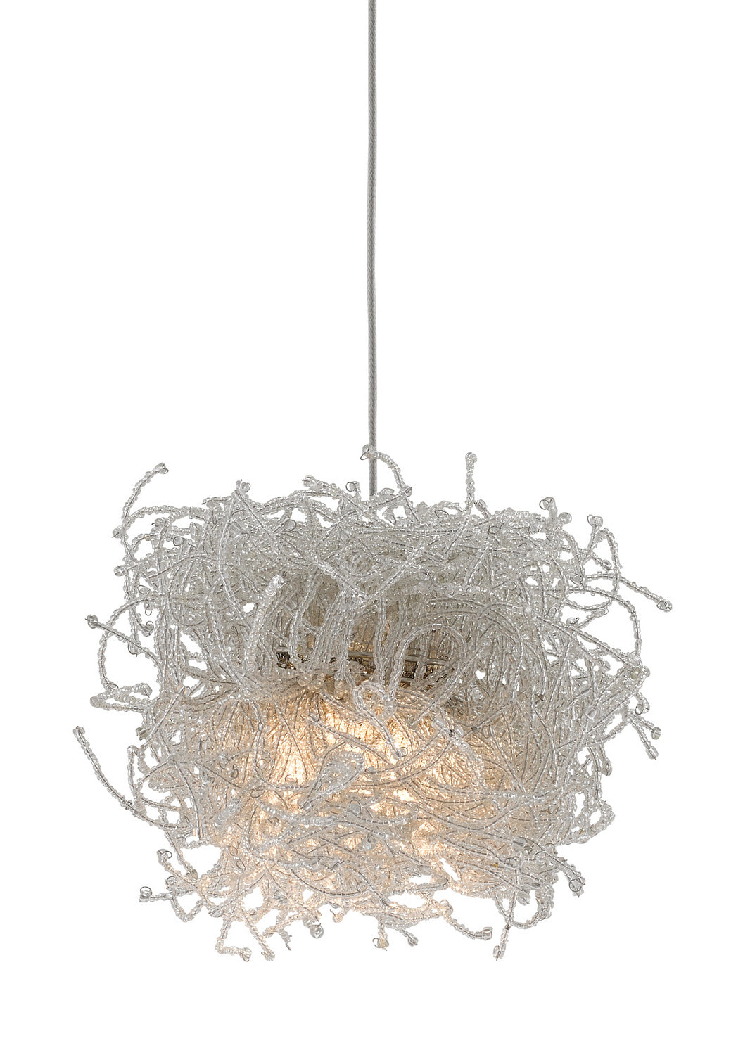 Currey and Company - 9000-0695 - One Light Pendant - Birds - Clear