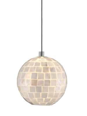 Currey and Company - 9000-0716 - One Light Pendant - Finhorn - Pearl