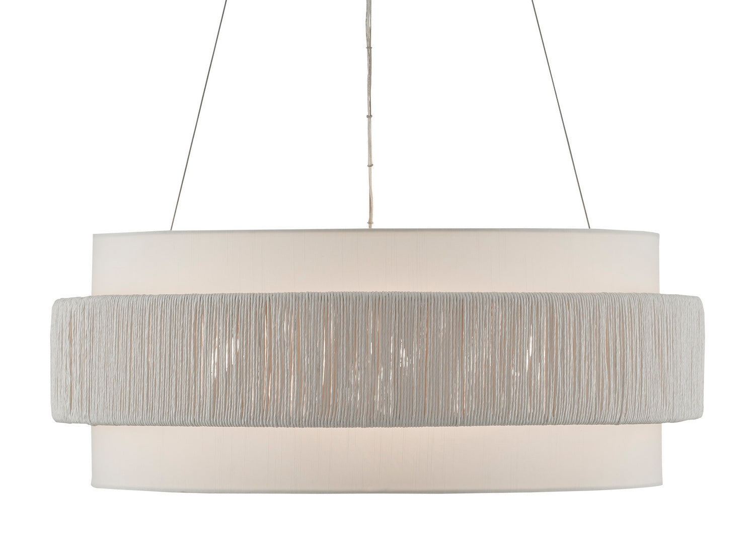 Currey and Company - 9000-0735 - Six Light Chandelier - Rousham - Beige/Sugar White