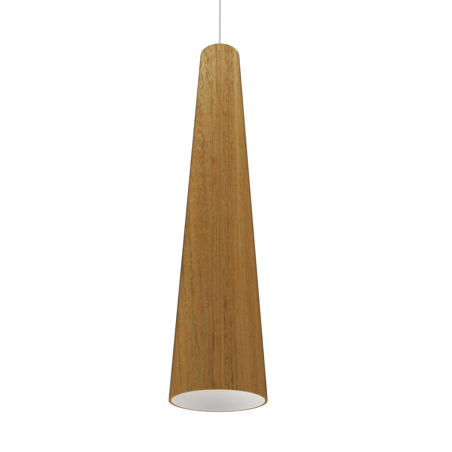 Accord Lighting - 1280.09 - One Light Pendant - Conical - Louro Freijo