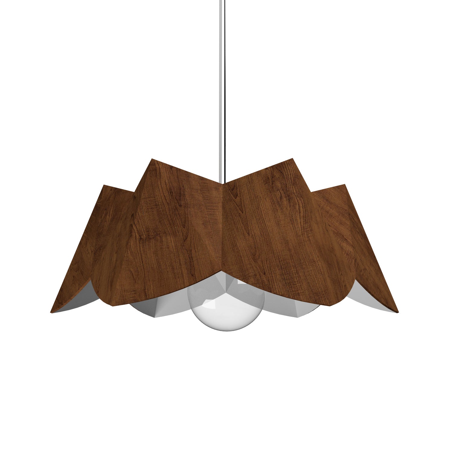 Accord Lighting - 1281.06 - One Light Pendant - Physalis - Imbuia