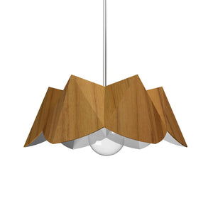 Accord Lighting - 1281.12 - One Light Pendant - Physalis - Teak