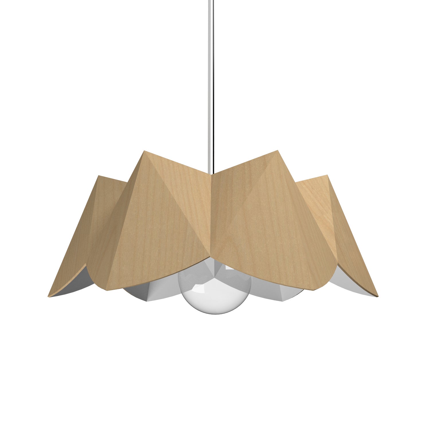 Accord Lighting - 1281.34 - One Light Pendant - Physalis - Maple