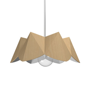 Accord Lighting - 1281.34 - One Light Pendant - Physalis - Maple