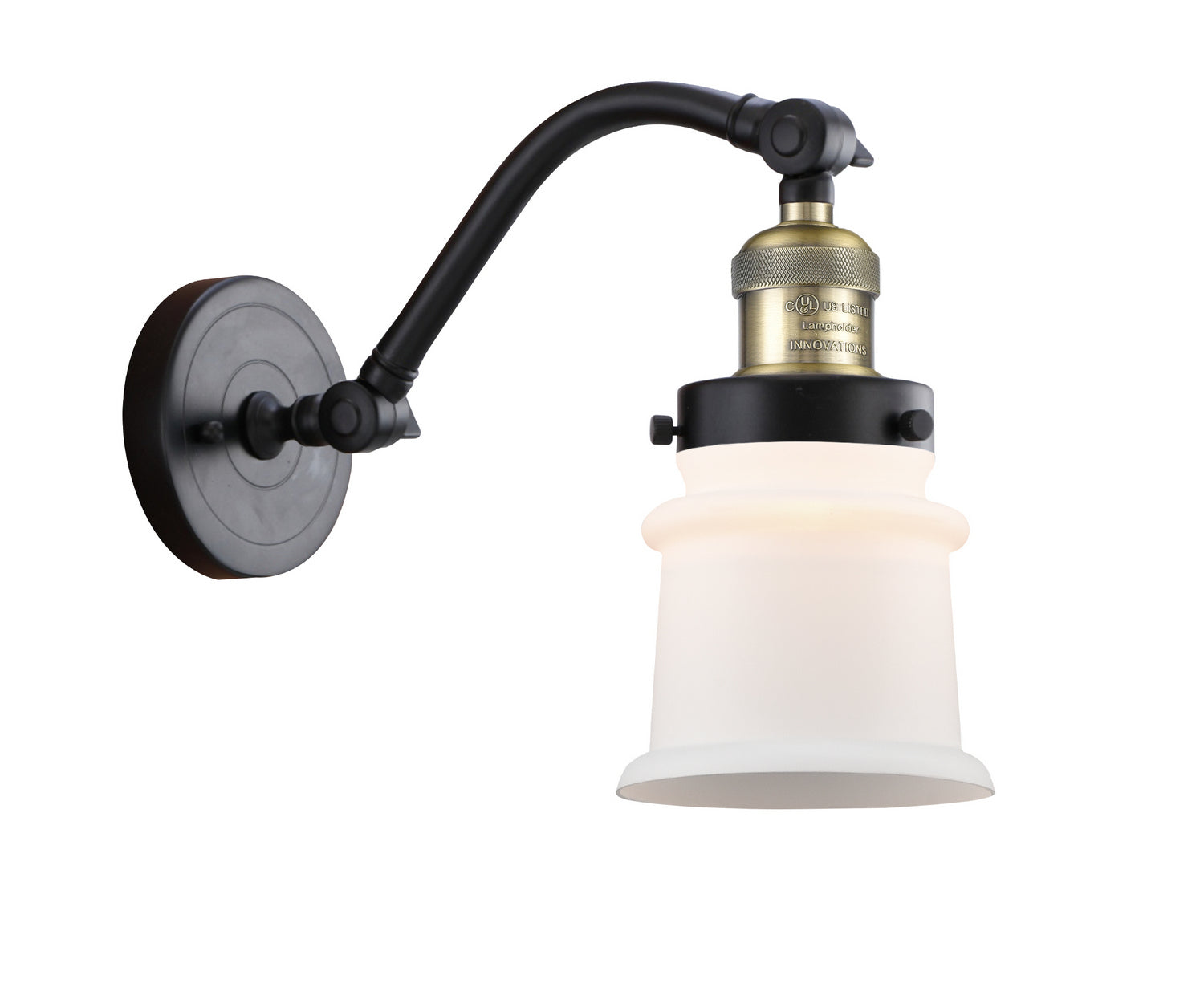 Innovations - 515-1W-BAB-G181S - One Light Wall Sconce - Franklin Restoration - Black Antique Brass