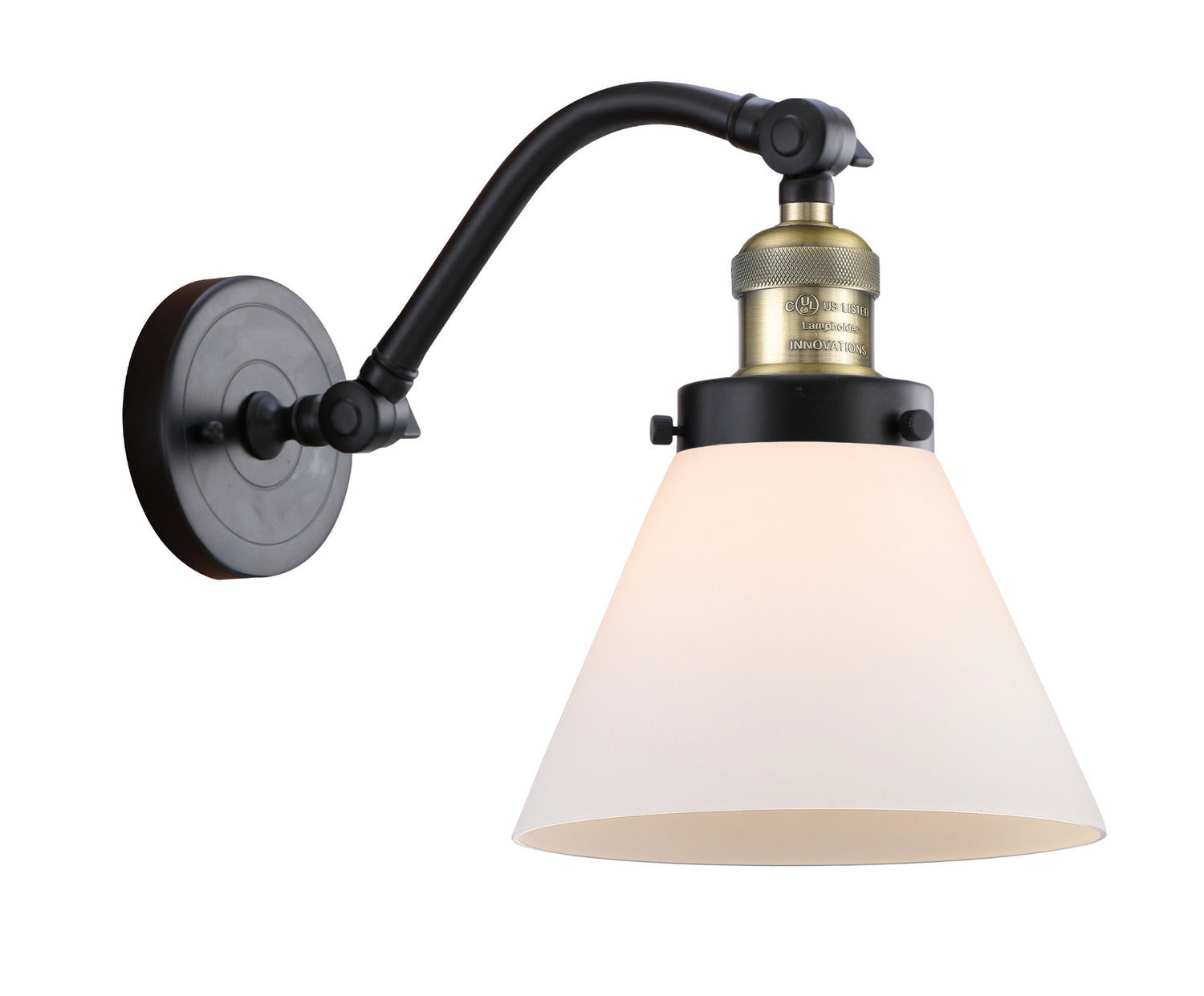 Innovations - 515-1W-BAB-G41 - One Light Wall Sconce - Franklin Restoration - Black Antique Brass