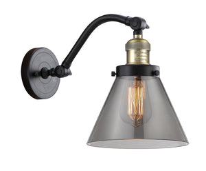 Innovations - 515-1W-BAB-G43 - One Light Wall Sconce - Franklin Restoration - Black Antique Brass