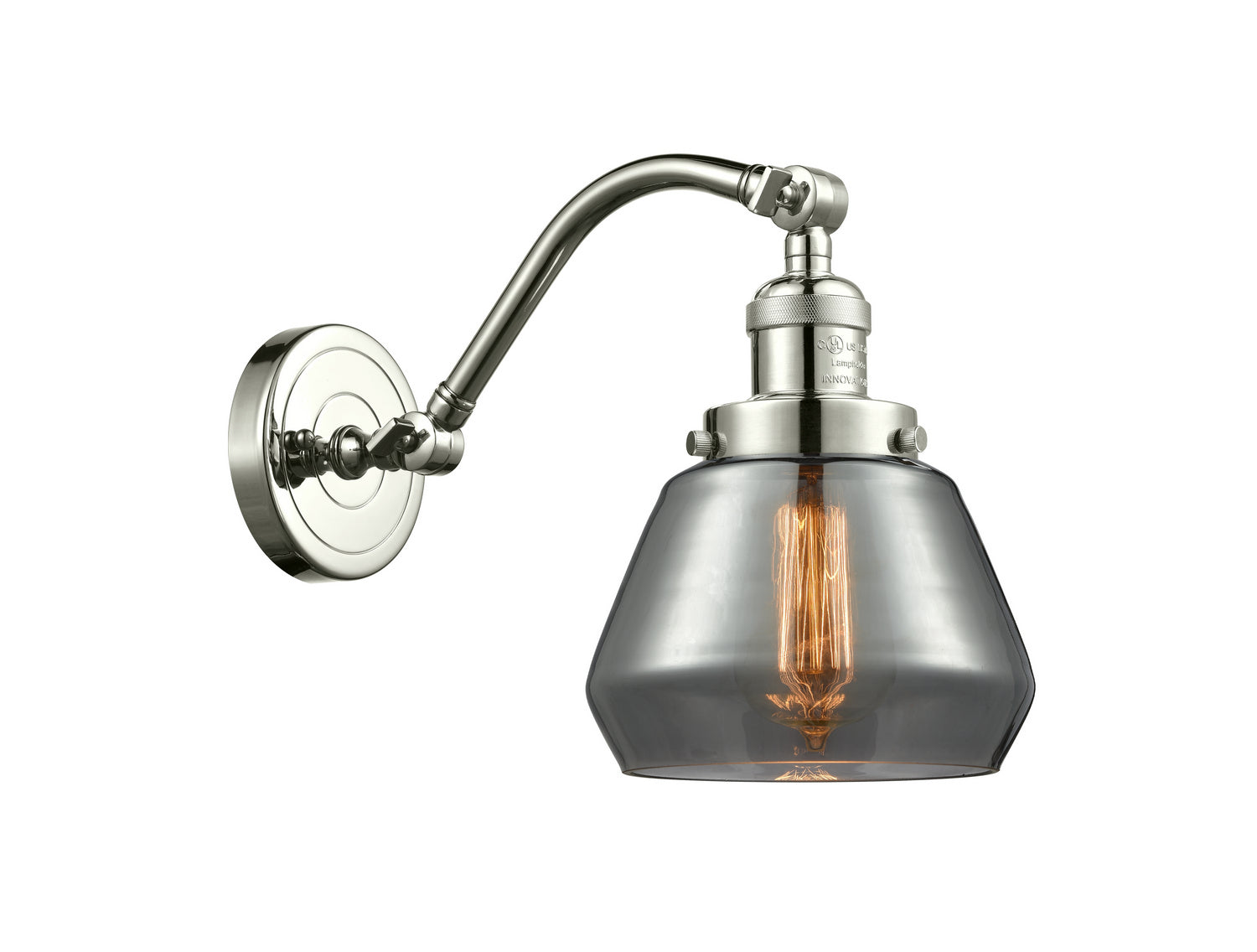 Innovations - 515-1W-PN-G173 - One Light Wall Sconce - Franklin Restoration - Polished Nickel