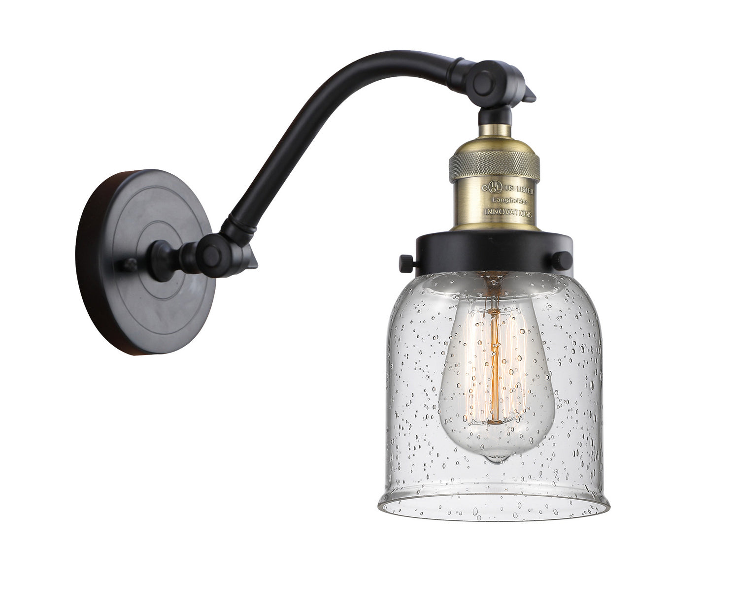 Innovations - 515-1W-BAB-G54 - One Light Wall Sconce - Franklin Restoration - Black Antique Brass