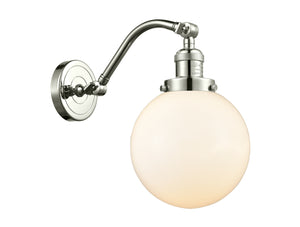 Innovations - 515-1W-PN-G201-8 - One Light Wall Sconce - Franklin Restoration - Polished Nickel