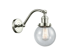 Innovations - 515-1W-PN-G204-6 - One Light Wall Sconce - Franklin Restoration - Polished Nickel