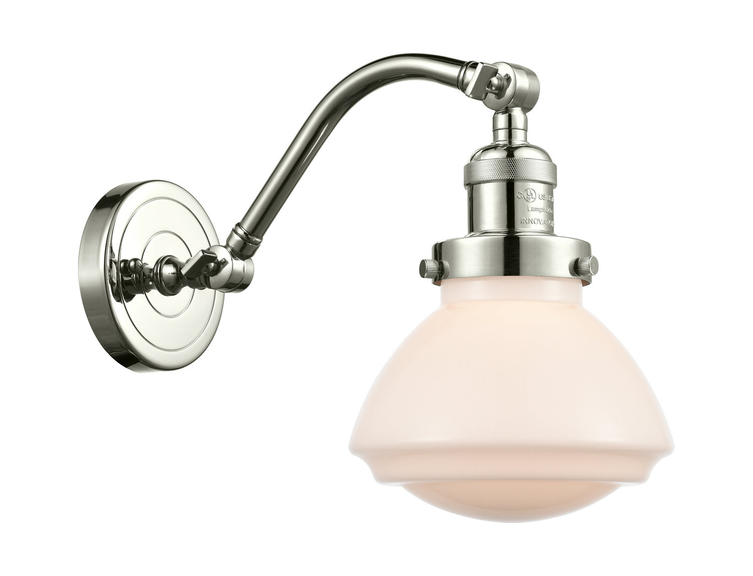 Innovations - 515-1W-PN-G321 - One Light Wall Sconce - Franklin Restoration - Polished Nickel