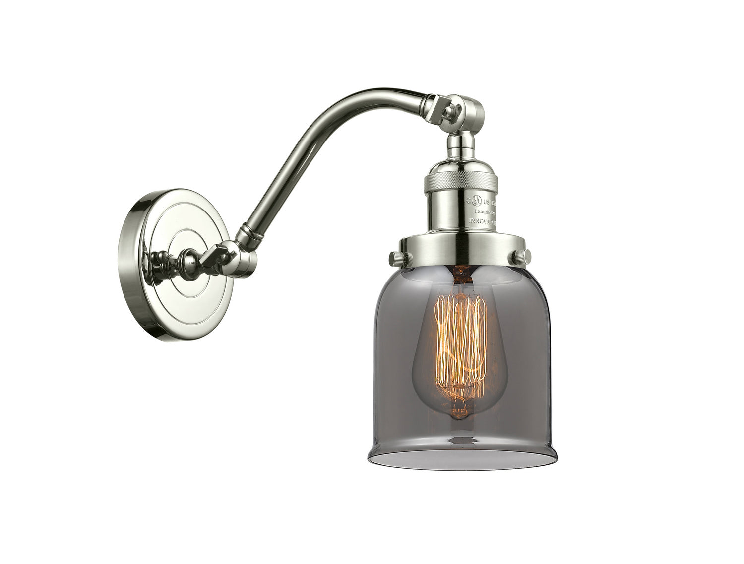 Innovations - 515-1W-PN-G53 - One Light Wall Sconce - Franklin Restoration - Polished Nickel