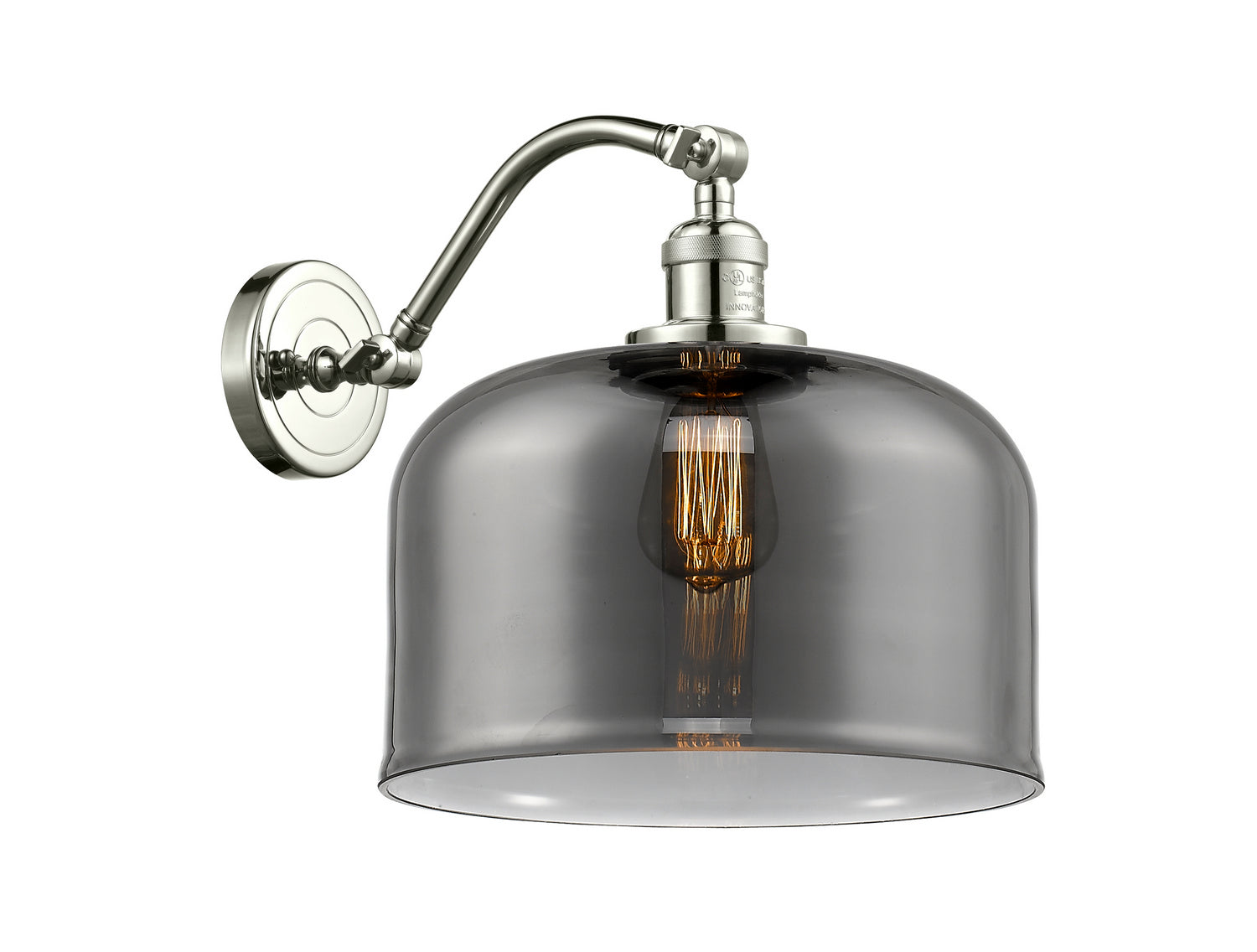 Innovations - 515-1W-PN-G73-L - One Light Wall Sconce - Franklin Restoration - Polished Nickel