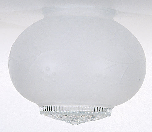 Satco - 50-108 - Glass - Etched Hall / Clear Bottom