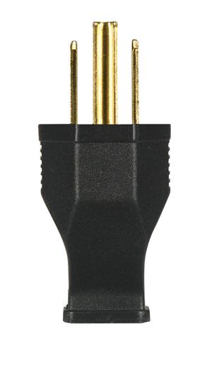 Satco - 80-2412 - Thermoplastic Hd Plug - Black