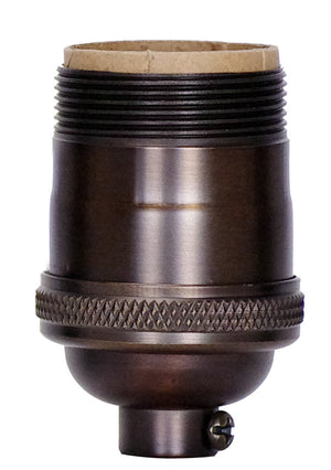 Satco - 80-2423 - Short Keyless Socket - Dark Antique Brass
