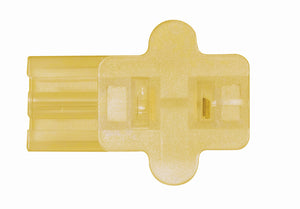 Satco - 80-2517 - Female Slide Plug - Clear Gold