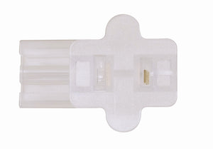 Satco - 80-2518 - Female Slide Plug - Clear Silver