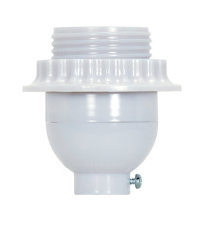Satco - 80-2530 - Phenolic Short Keyless - White