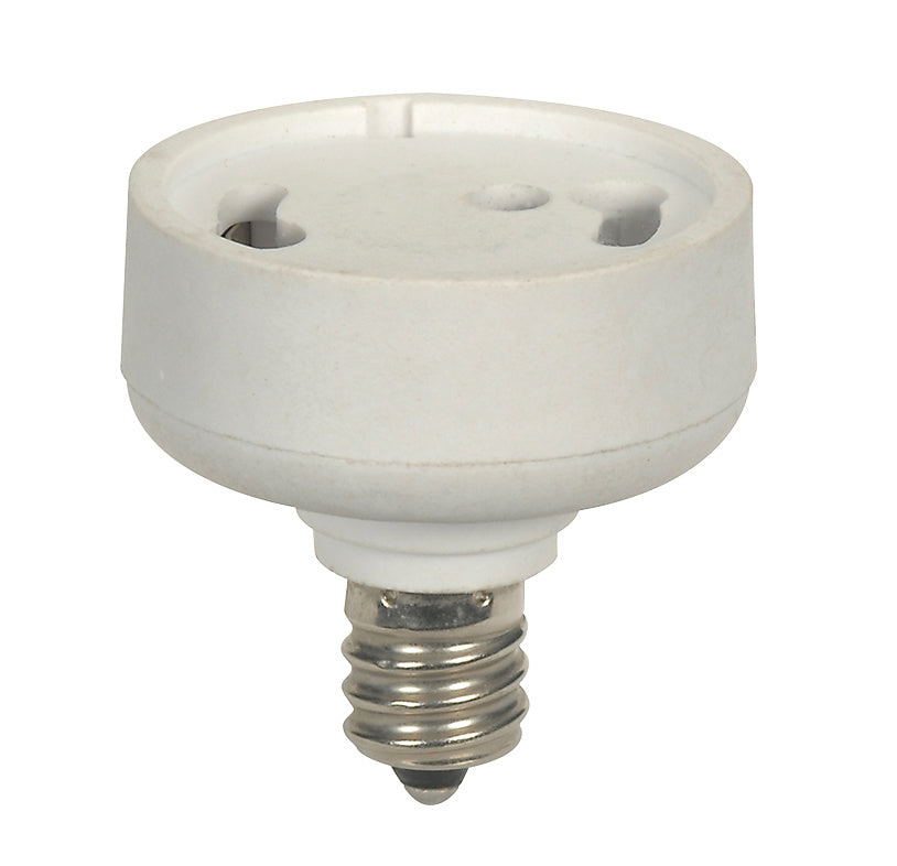 Satco - 80-2541 - E12 Candelabra To Gu24 Adapter
