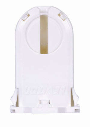 Satco - 80-2610 - Tall Fl Socket Non Shunted W/Lamp - White