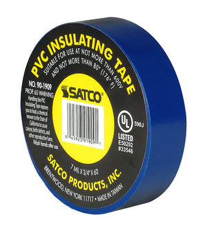 Satco - 90-1909 - Elec Tape 60 Ft. 3/4" - Blue