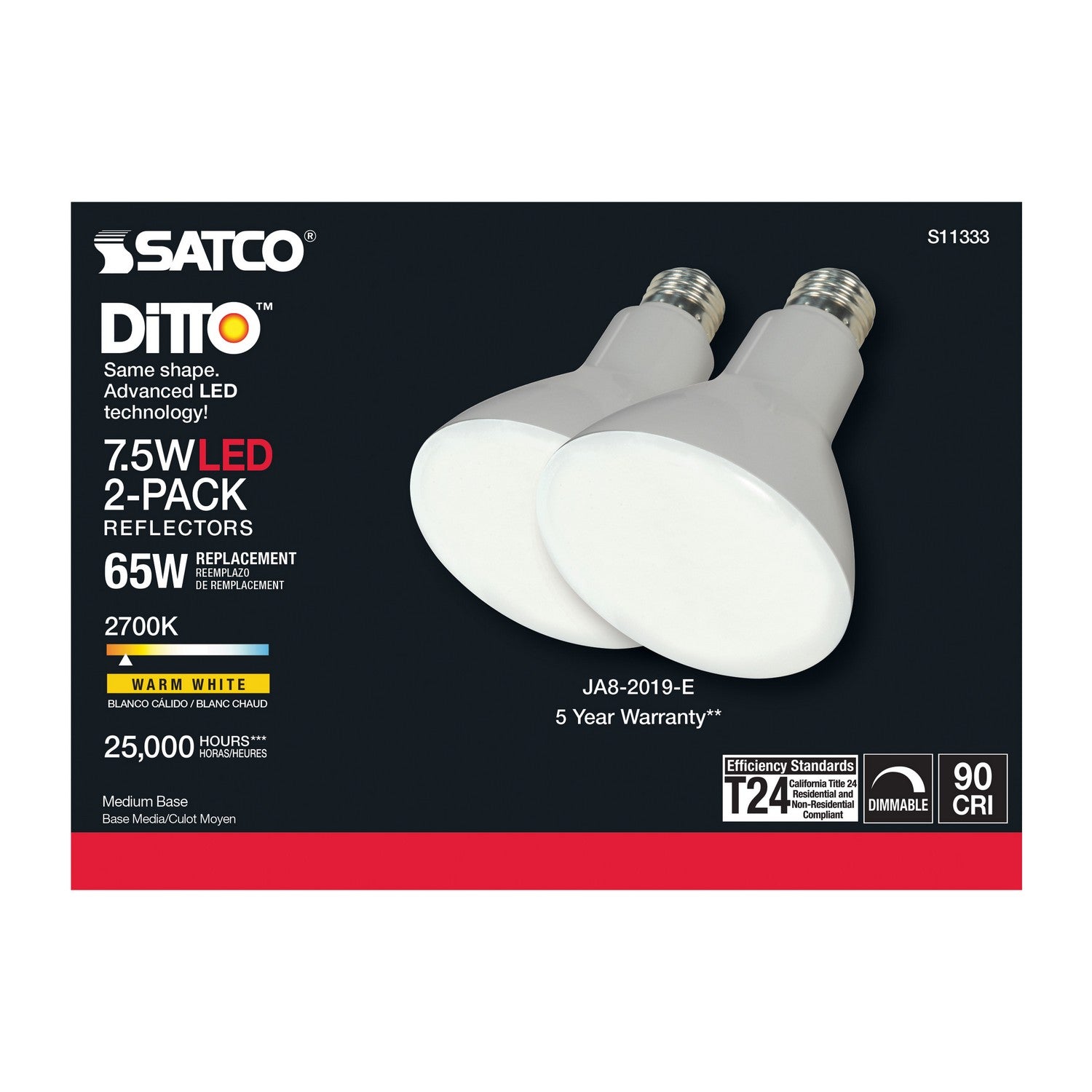 Satco - S11333 - Light Bulb - Gray