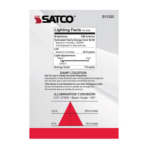 Satco - S11333 - Light Bulb - Gray