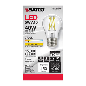 Satco - S12400 - Light Bulb - Clear