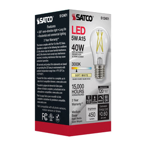 Satco - S12401 - Light Bulb - Clear