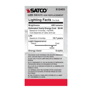 Satco - S12403 - Light Bulb - Clear