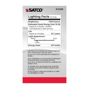 Satco - S12422 - Light Bulb - Clear