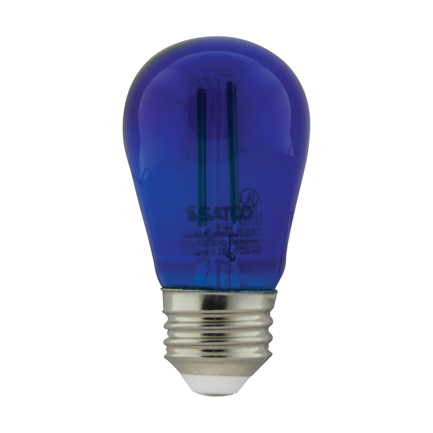 Satco - S8023 - Light Bulb - Transparent Blue