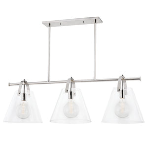 Mitzi - H162903-PN - Three Light Linear - Karin - Polished Nickel