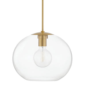 Mitzi - H270701XL-AGB - One Light Pendant - Margot - Aged Brass