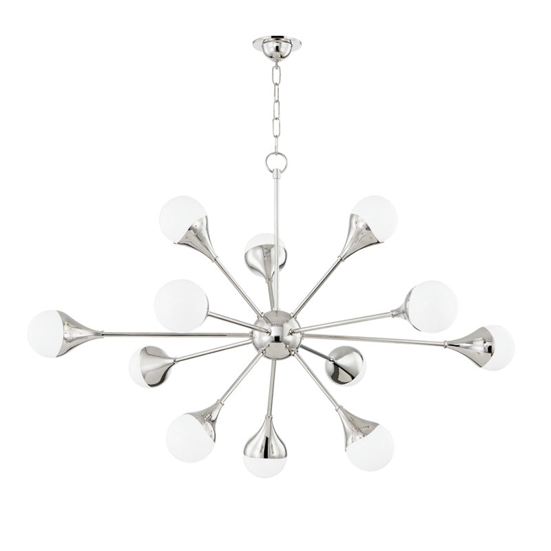 Mitzi - H375812-PN - LED Chandelier - Ariana - Polished Nickel