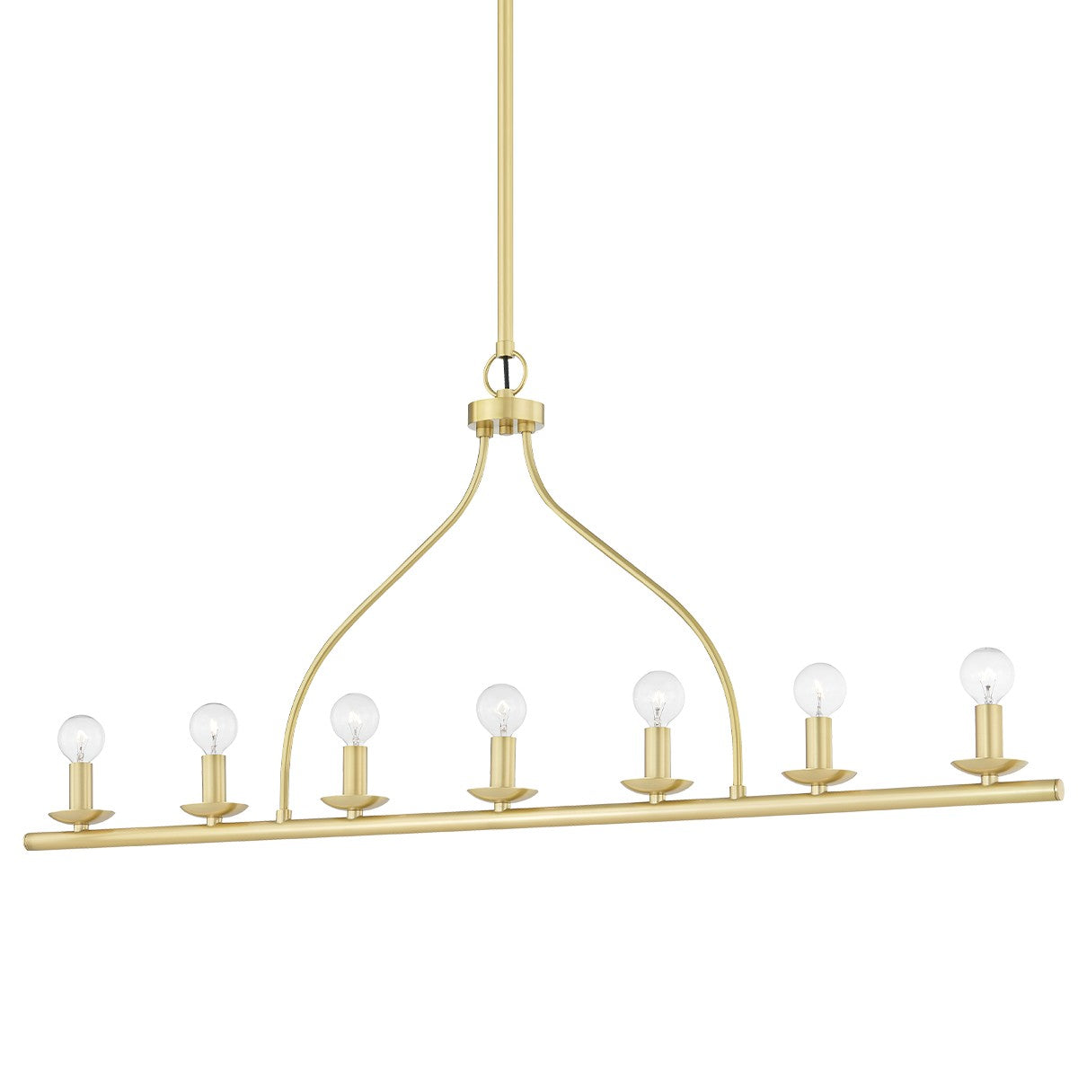 Mitzi - H511907-AGB - Seven Light Linear - Kendra - Aged Brass