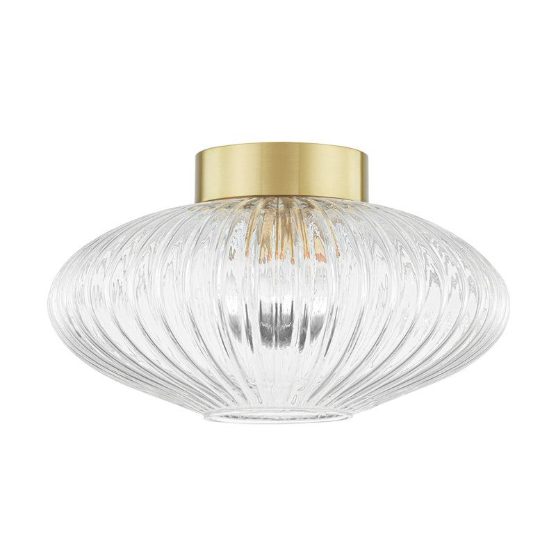 Mitzi - H537501-AGB - One Light Flush Mount - Reba - Aged Brass