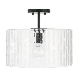 Capital Lighting - 241311MB - One Light Semi Flush Mount - Emerson - Matte Black