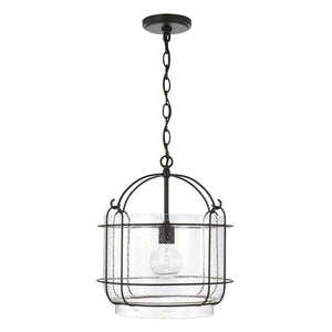 Capital Lighting - 342912MB - One Light Pendant - Harmon - Matte Black