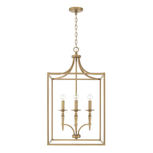 Capital Lighting - 542641AD - Four Light Foyer - Abbie - Aged Brass