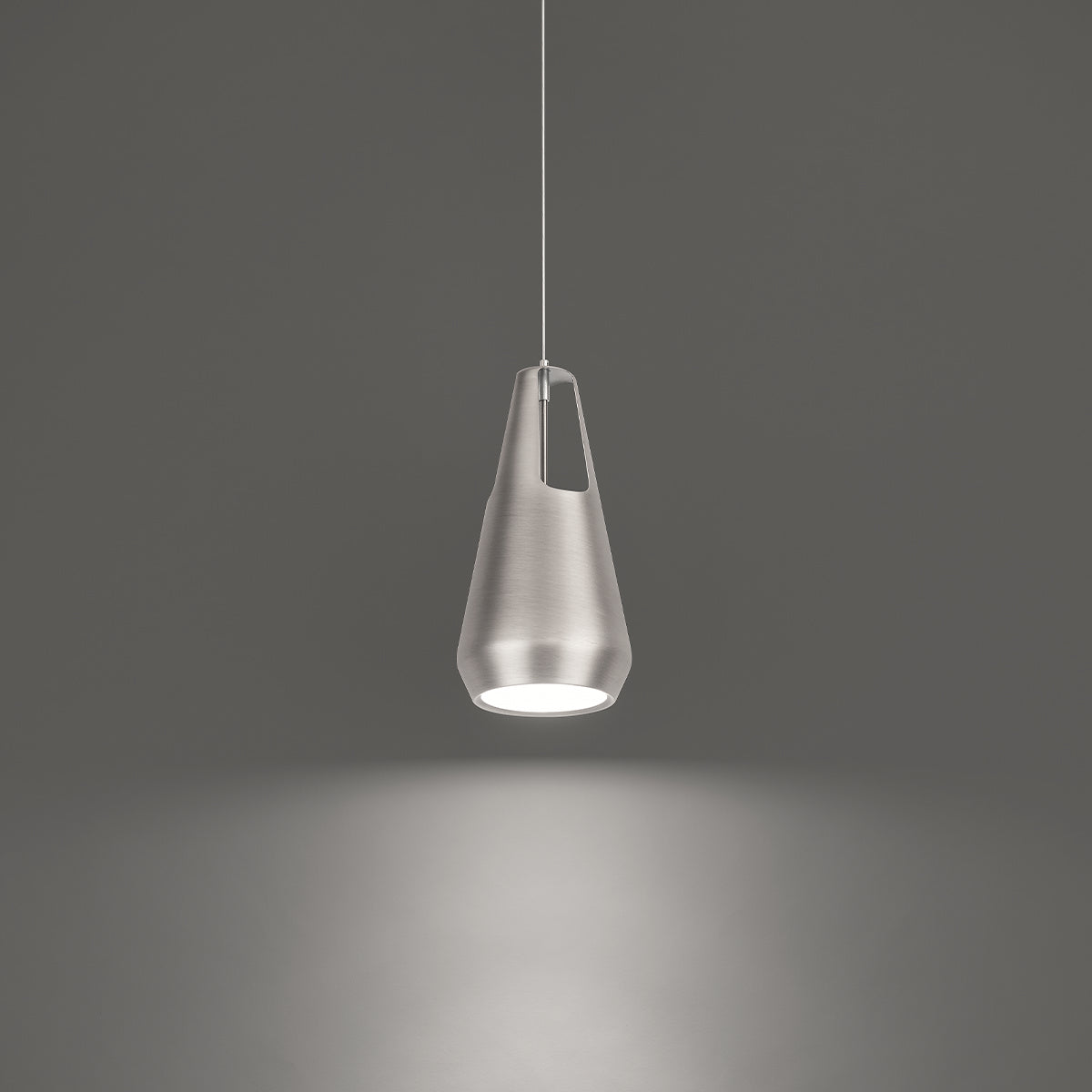 Modern Forms - PD-66110-BN - LED Mini Pendant - Ingot - Brushed Nickel